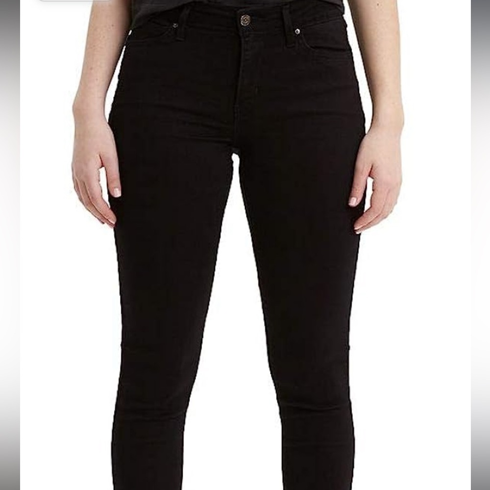 Levi’s 711 SKINNY WOMEN'S JEANS in black denim